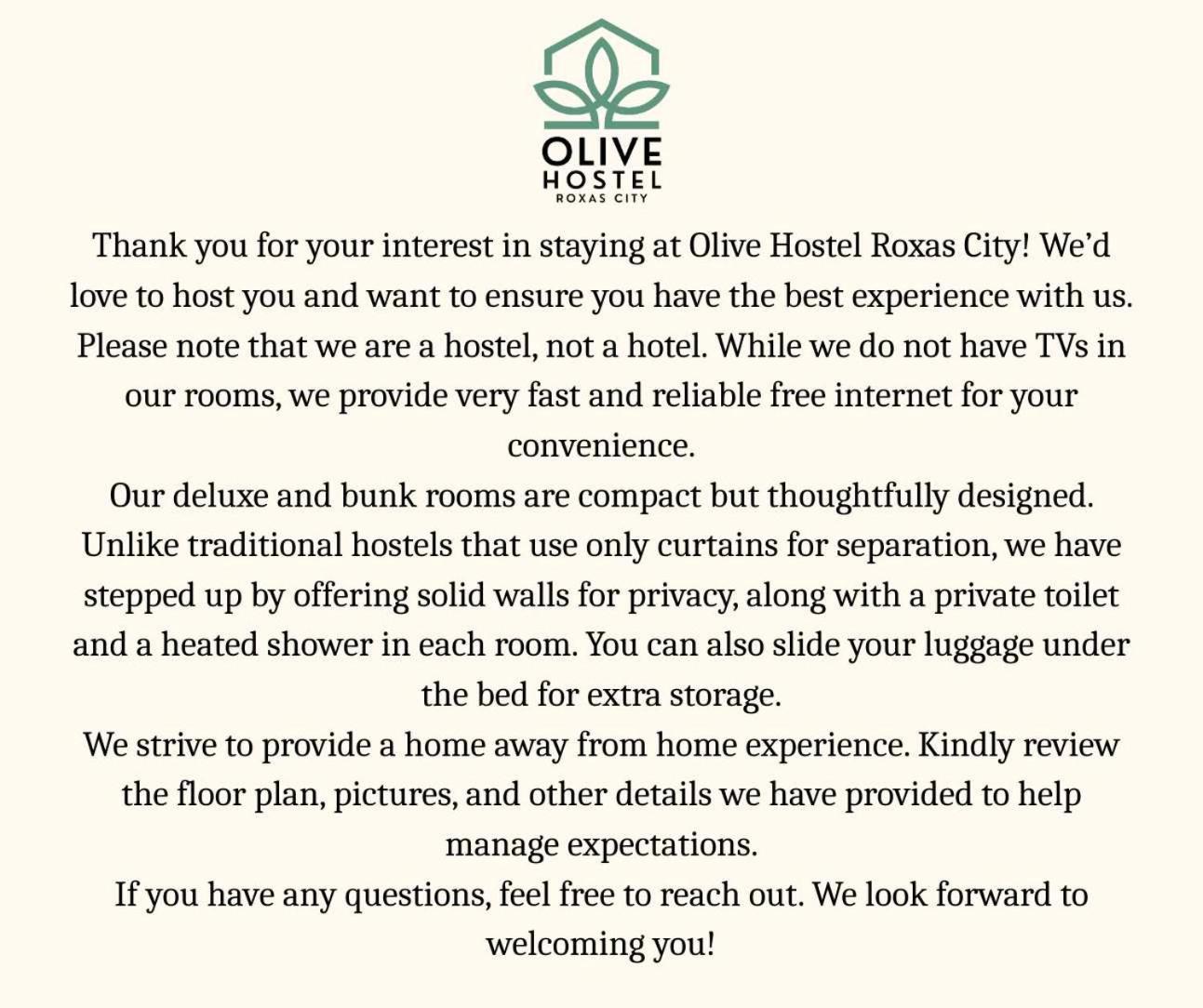 Olive Hostel مدينة روكساس المظهر الخارجي الصورة